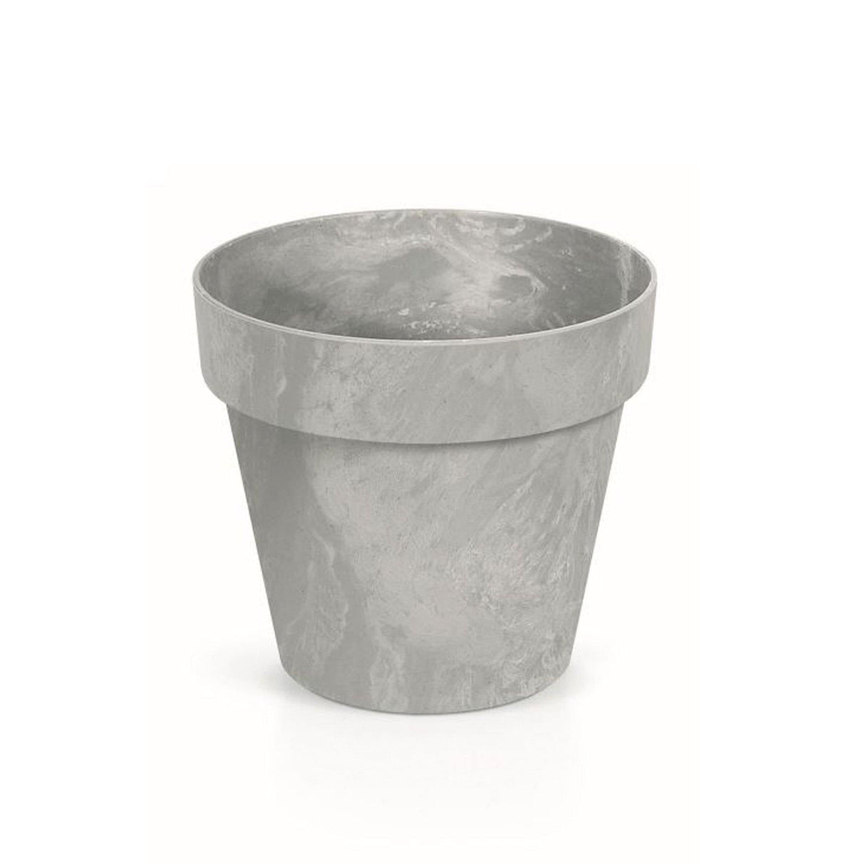 Matera Cube Beton Gris Concreto 20x18cm Cónica De Escritorio - Materas y Macetas | Bylmo