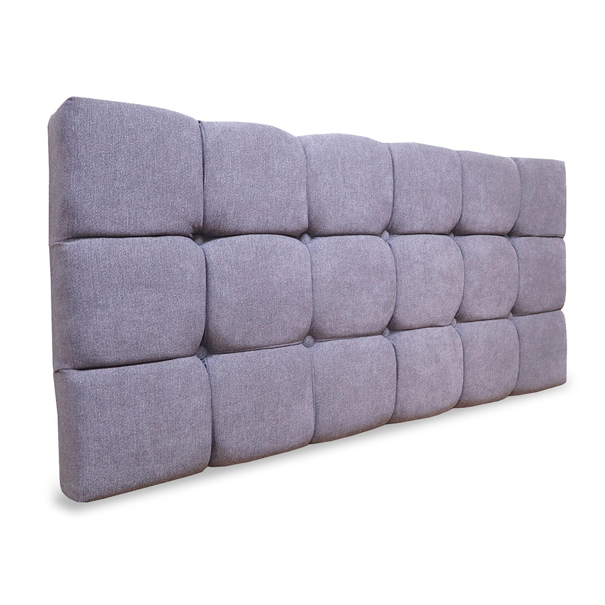 Cabecero Michel Gris Claro 200x60cm en la Pared Para Cama King - Cabeceros | Bylmo