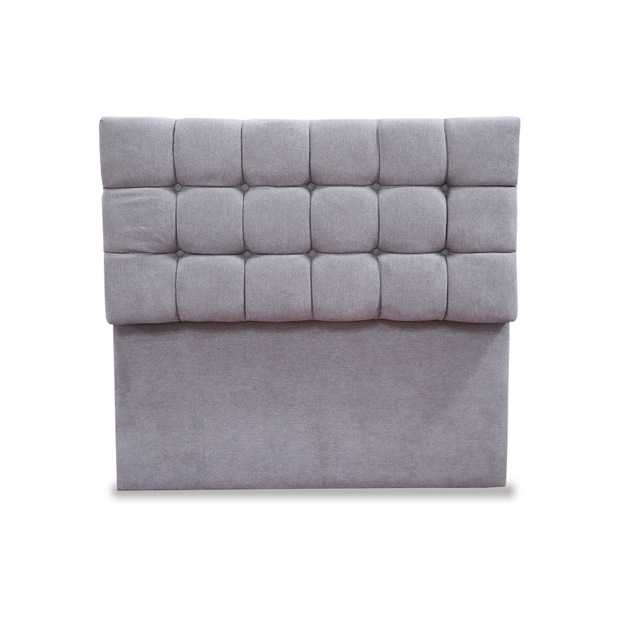 Cabecero Michel Gris Claro 140x115cm a la Estructura de la Cama Para Cama Doble - Cabeceros | Bylmo