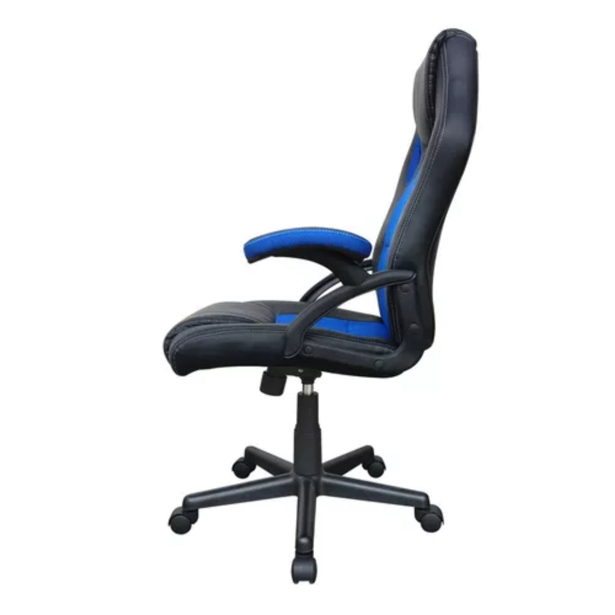 Silla Gamer Raptor 2024 Negro Azul 64x119cm Con Espaldar y Soporte Lumbar - Sillas de Oficina | Bylmo