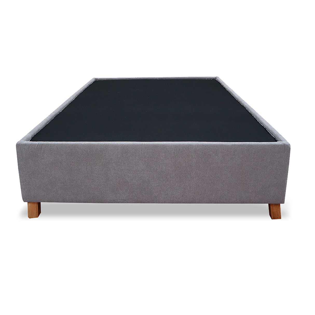 Base Cama Coleccion 1 Gris Claro Sencillo 100 X 190 Cm Con Patas - Camas | Bylmo