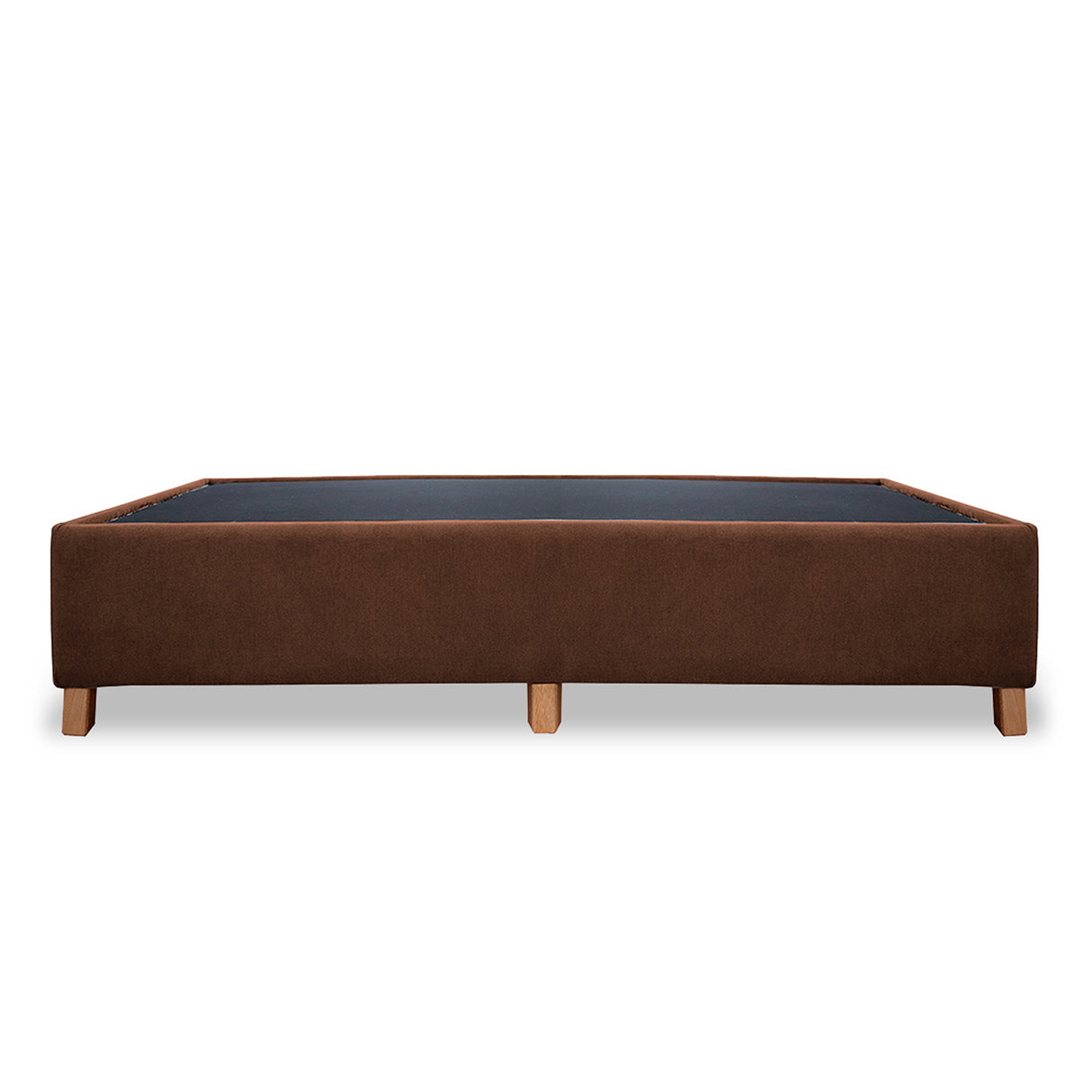 Base Cama Coleccion 1 Marron Sencillo 100 X 190 Cm Con Patas - Camas | Bylmo