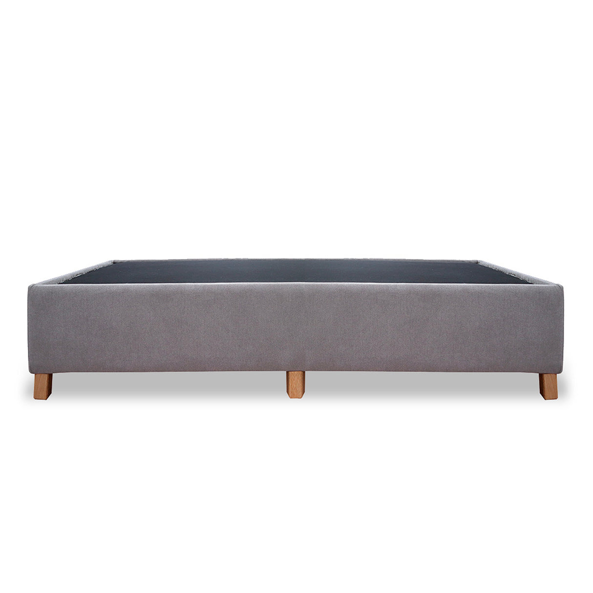 Base Cama Coleccion 1 Gris Claro Doble 140 X 190 Cm Con Patas - Camas | Bylmo