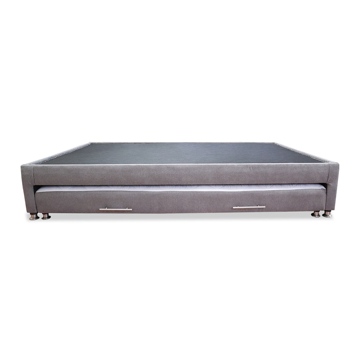 Cama Tarima Coleccion 1 Gris Claro Semidoble 120 X 190 Cm Con Patas - Camas | Bylmo
