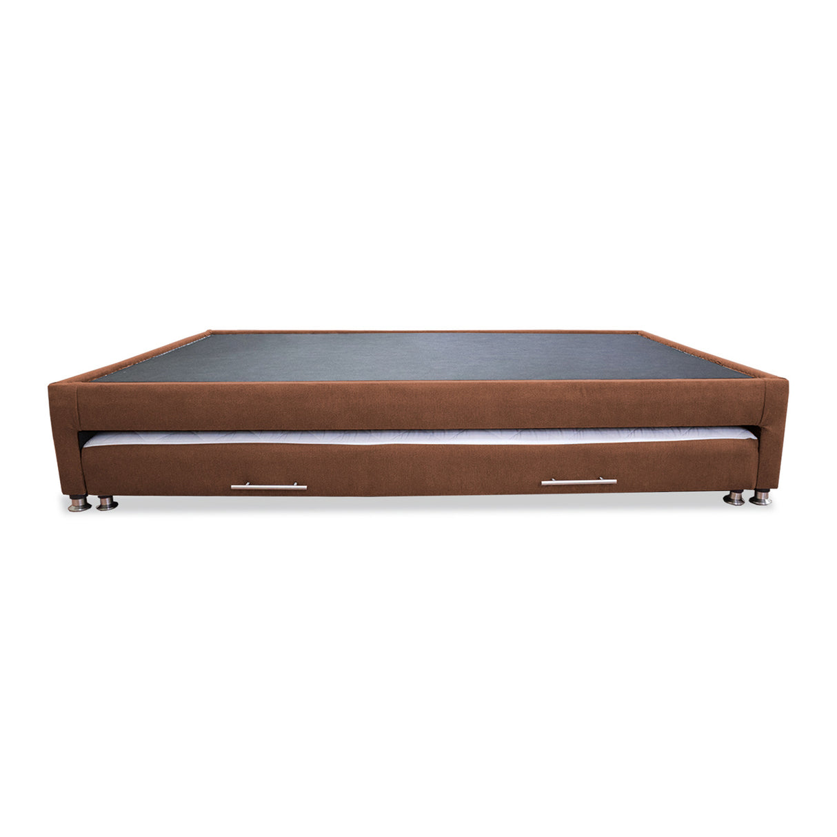 Cama Tarima Coleccion 1 Marron Semidoble 120 X 190 Cm Con Patas - Camas | Bylmo