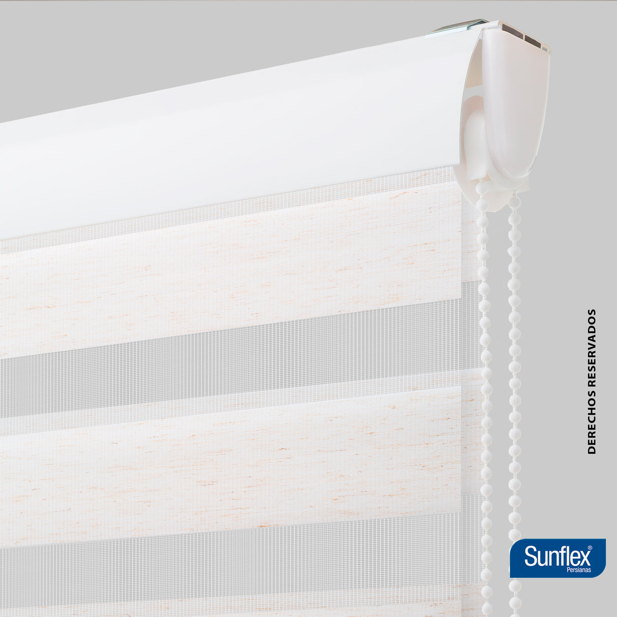 Cortina Roller Duo Arena 140x170cm de Tubo - Cortinas y Persianas | Bylmo