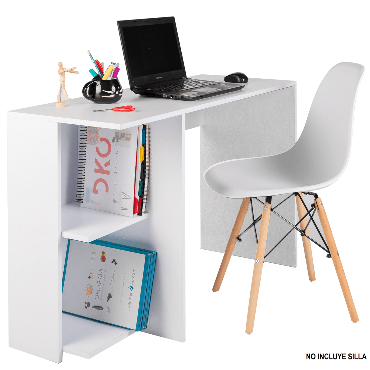 Escritorio Tony Blanco 80x75cm - Escritorios | Bylmo