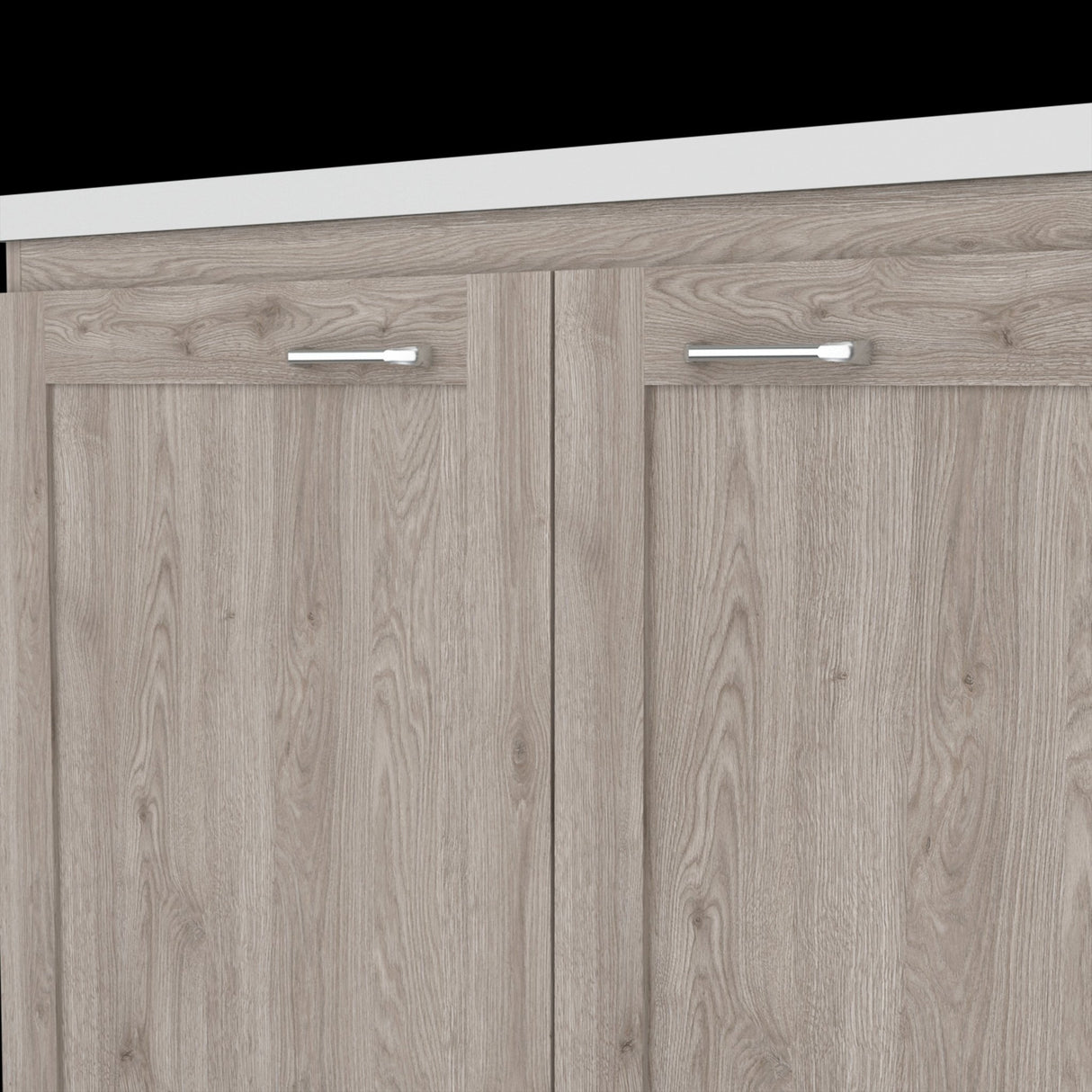 Cocina Zurich Ceniza 100x40cm Con Mesón Pozuelo Izquierdo y Sin Estufa - Cocinas | Bylmo