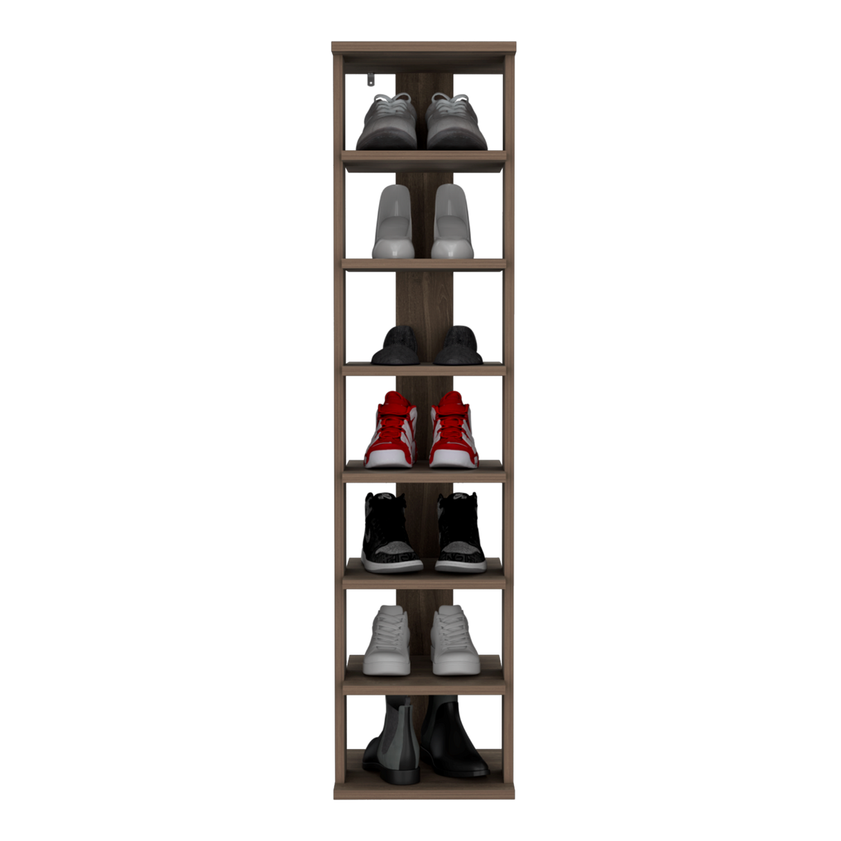 Zapatero Vertical Odesto Milan 29.7x123.8cm de Siete Niveles - Zapateros | Bylmo