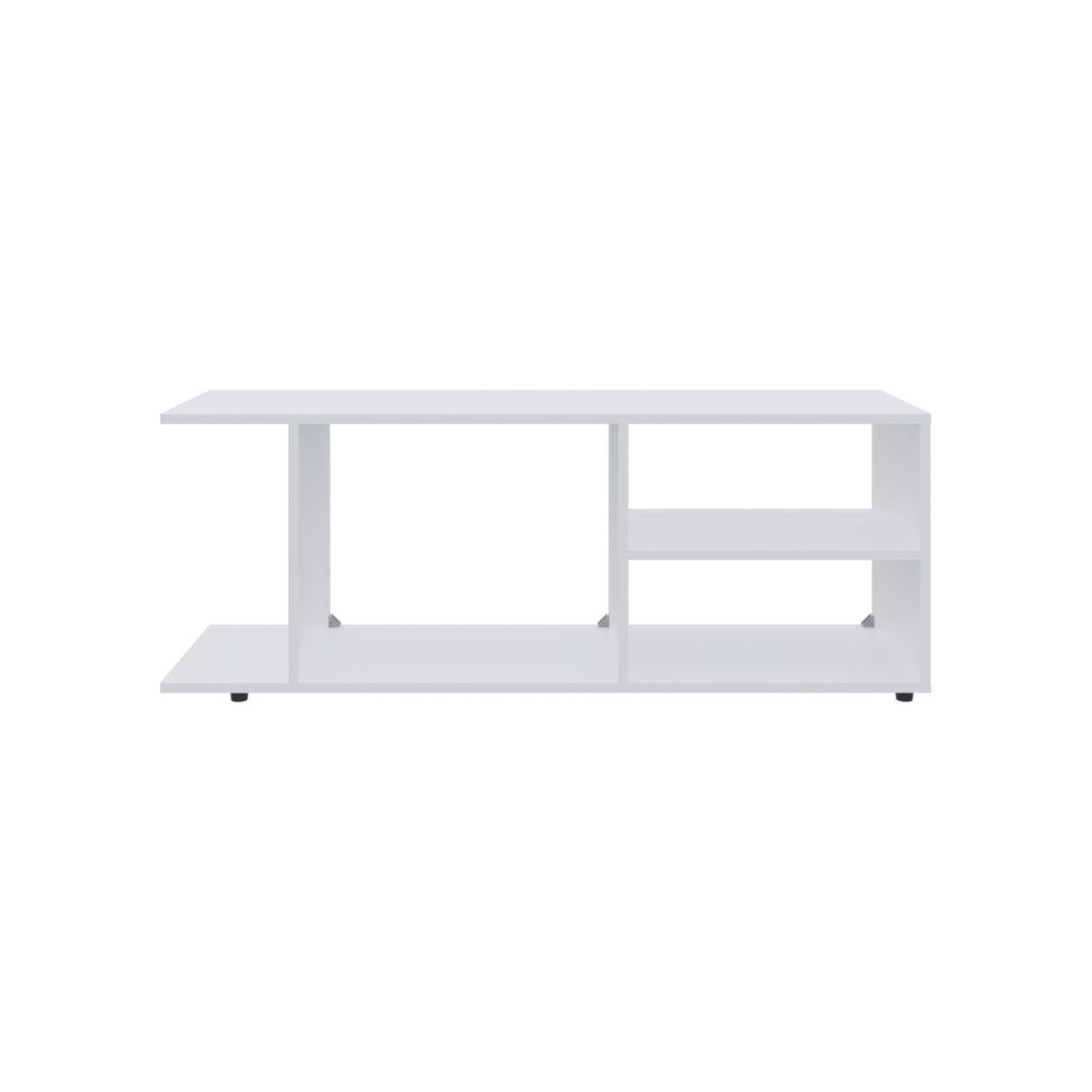 Rack de TV GoodWood Blanco 120.3x45.4cm Para TV hasta 50 Pulgadas - Muebles de TV | Bylmo