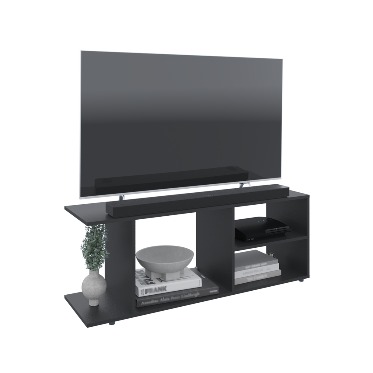 Rack de TV GoodWood Wengue 120.3x45.4cm Para TV hasta 50 Pulgadas - Muebles de TV | Bylmo