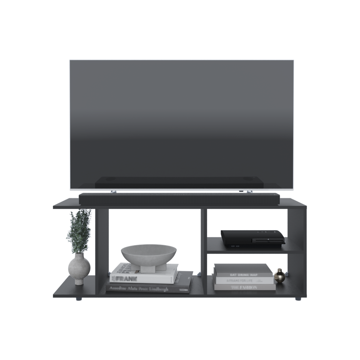 Rack de TV GoodWood Wengue 120.3x45.4cm Para TV hasta 50 Pulgadas - Muebles de TV | Bylmo