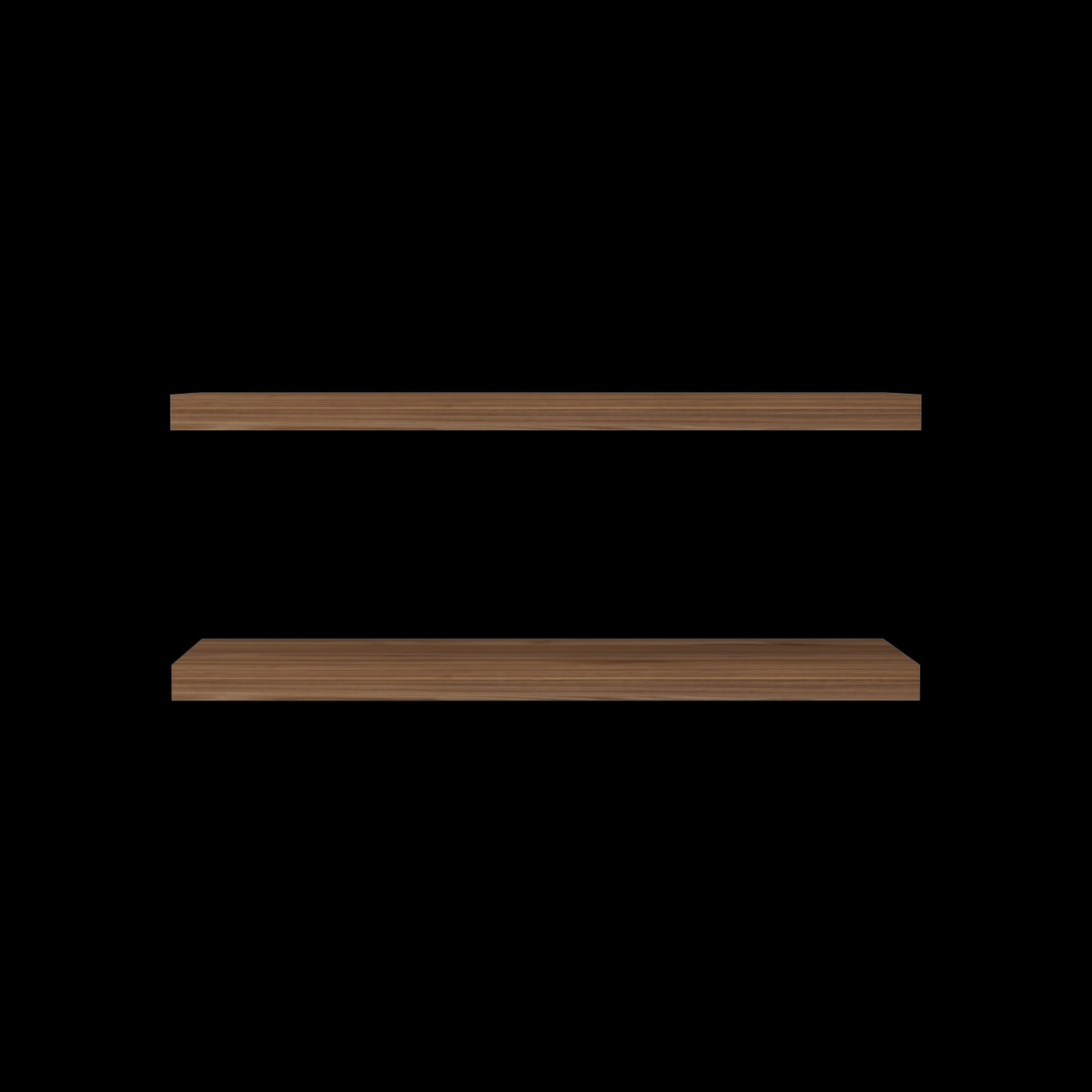 Set x 2 Repisas Rectangular Gales 80x3.8cm Flotante - Repisas y Percheros | Bylmo