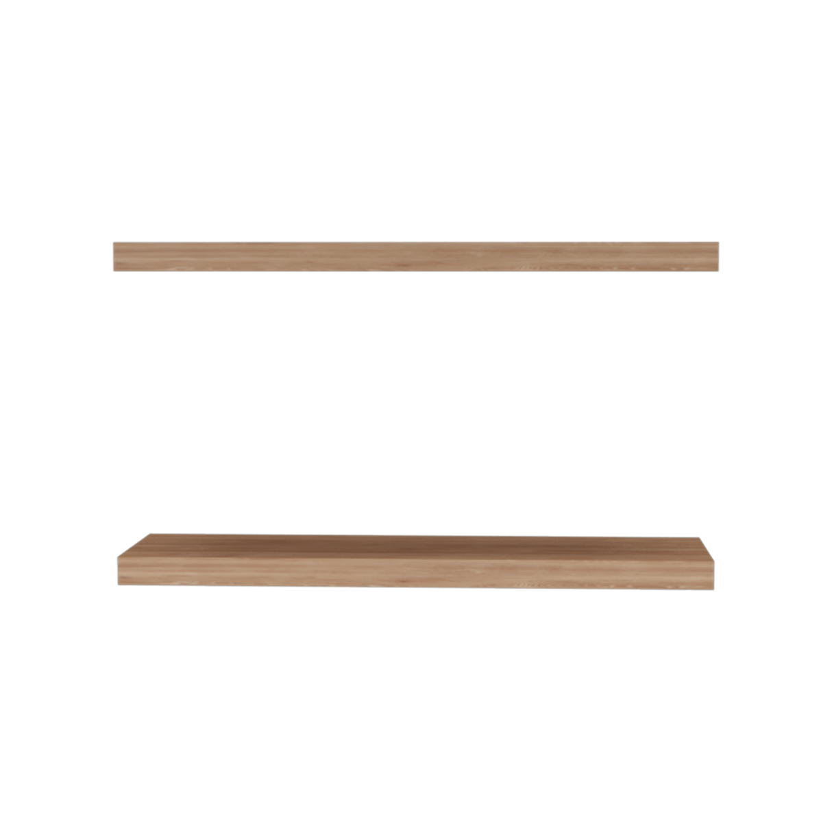 Set x 2 Repisas Rectangular Miel 80x3.8cm Flotante - Repisas y Percheros | Bylmo