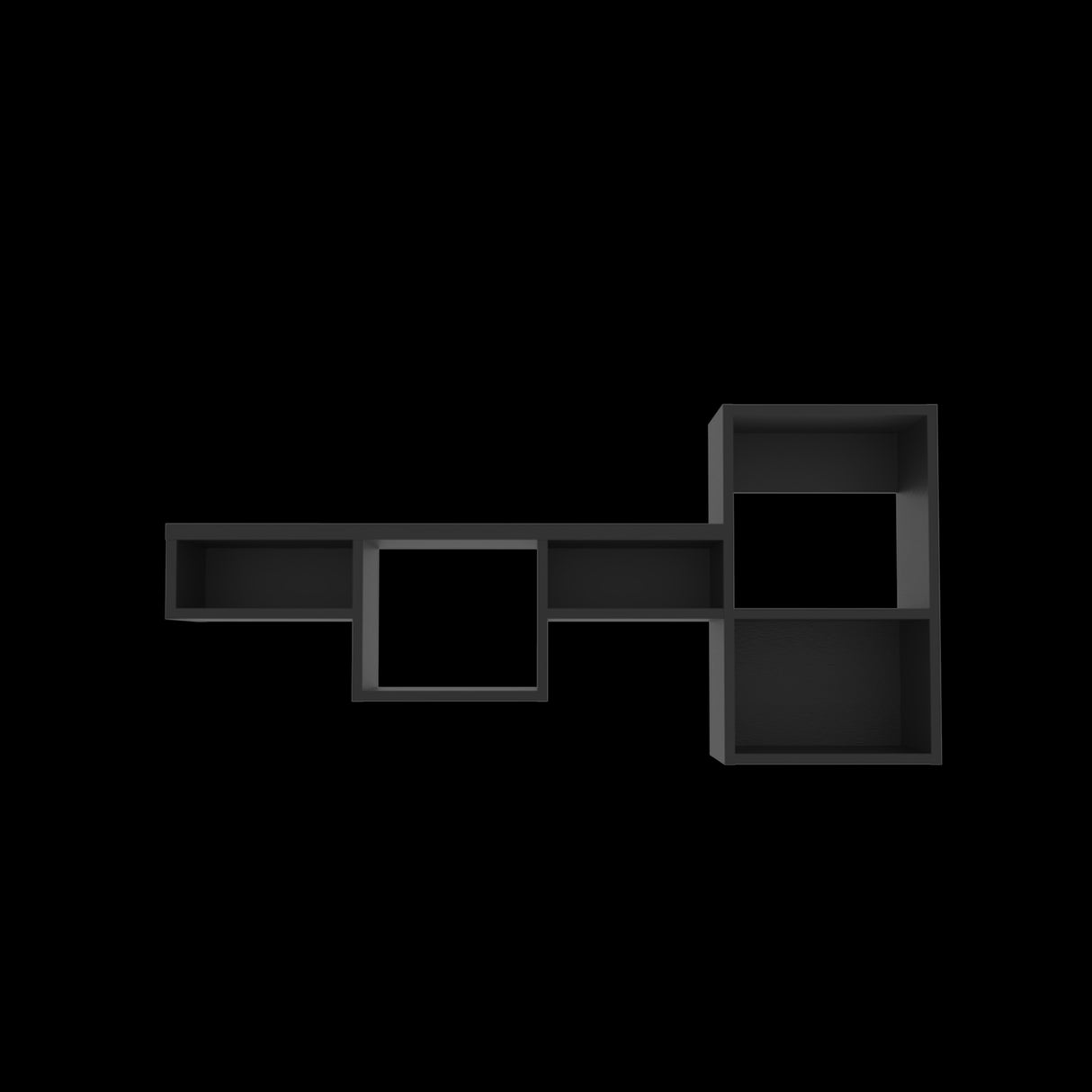 Repisa Rectangular Wall 1A Wengue 120x56cm Flotante - Repisas y Percheros | Bylmo