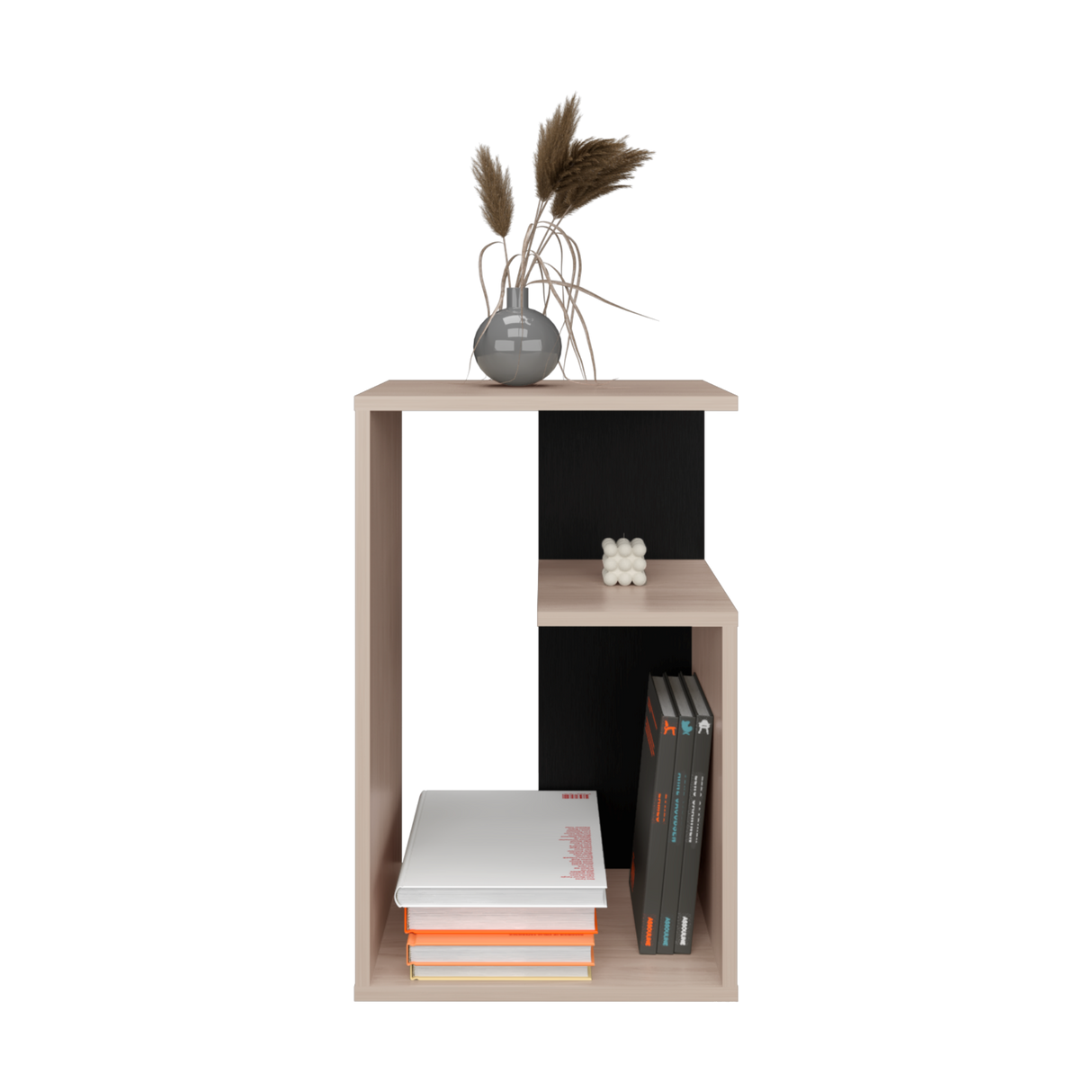 Mesa de Centro Everett Nacar y Wengue 39.8x63.4cm Rectangular - Mesas de Centro | Bylmo