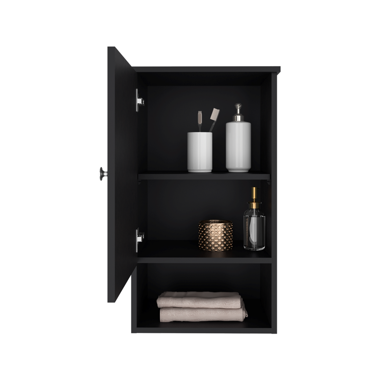 Gabinete de Baño Wengue 41.2x72.6cm Rectangular Sin Espejo - Gabinetes de Baño | Bylmo