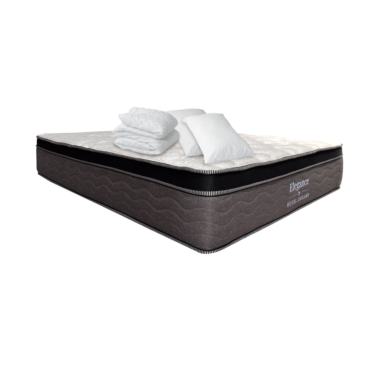 Combo Colchón Elegance Pocket Queen 160 X 190 Cm Medio Suave Ortopedico Con Almohada y Protector - Colchones | Bylmo