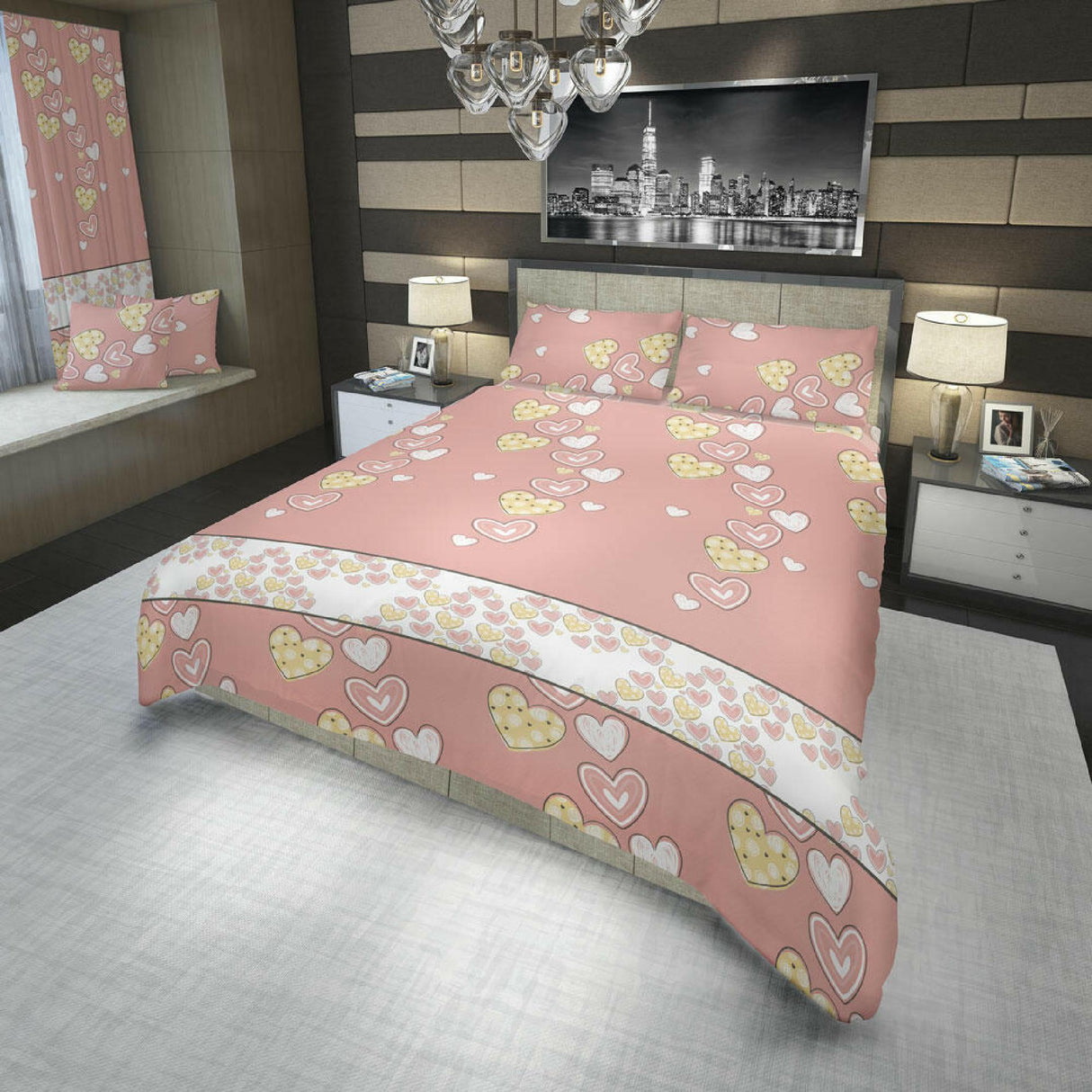 Juego de Sabanas Basic Moderno King 200x200 cm 180 hilos - SABANAS | Bylmo