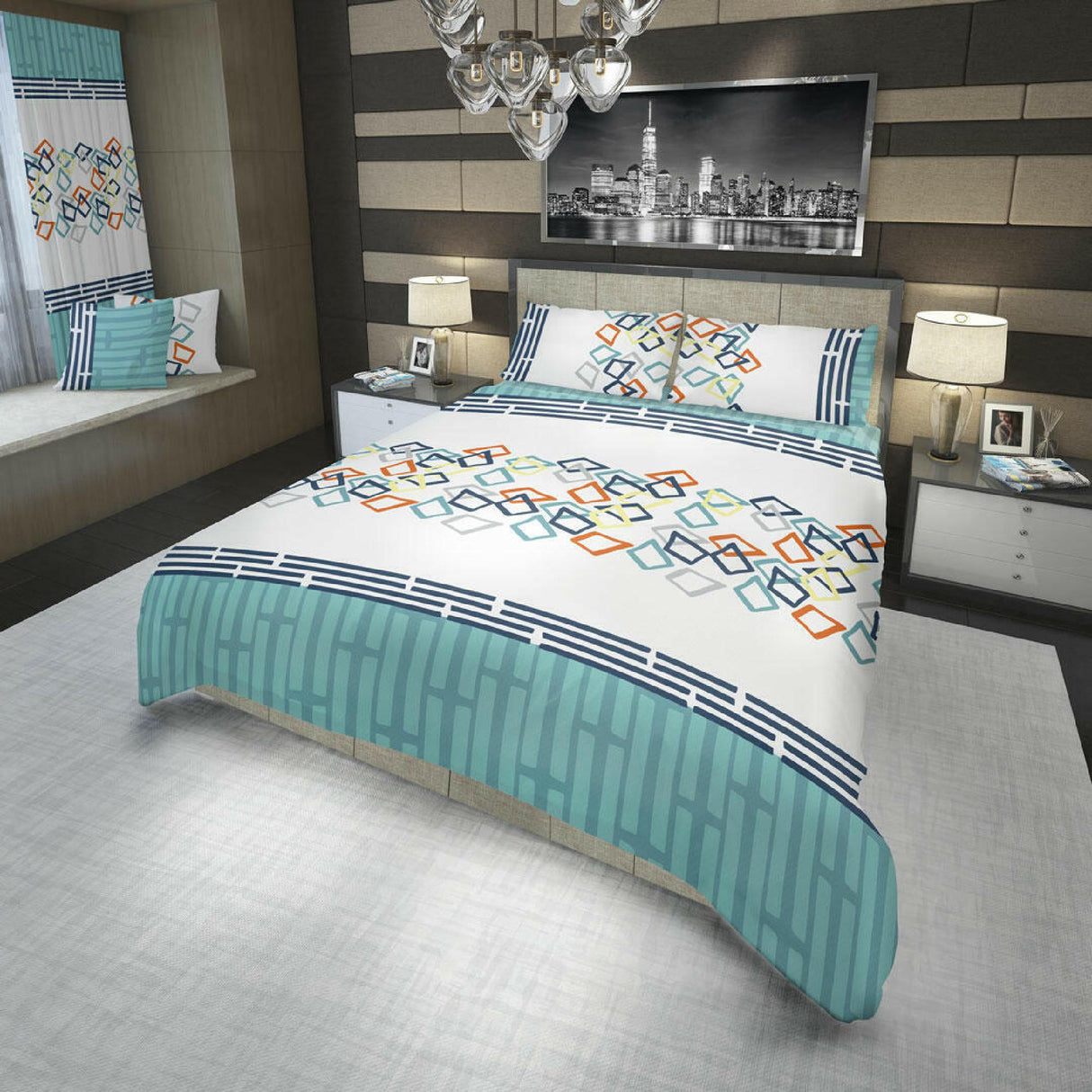 Juego de Sabanas Basic Azul Cielo 180 hilos Suavidad extrema - SABANAS | Bylmo