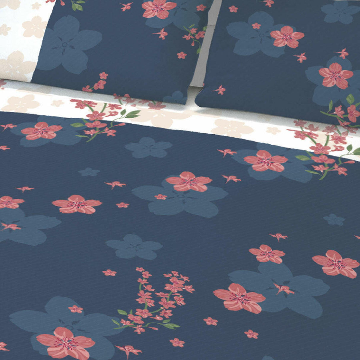 Juego de Sabanas Basic Floral 4 Piezas King Suavidad - SABANAS | Bylmo