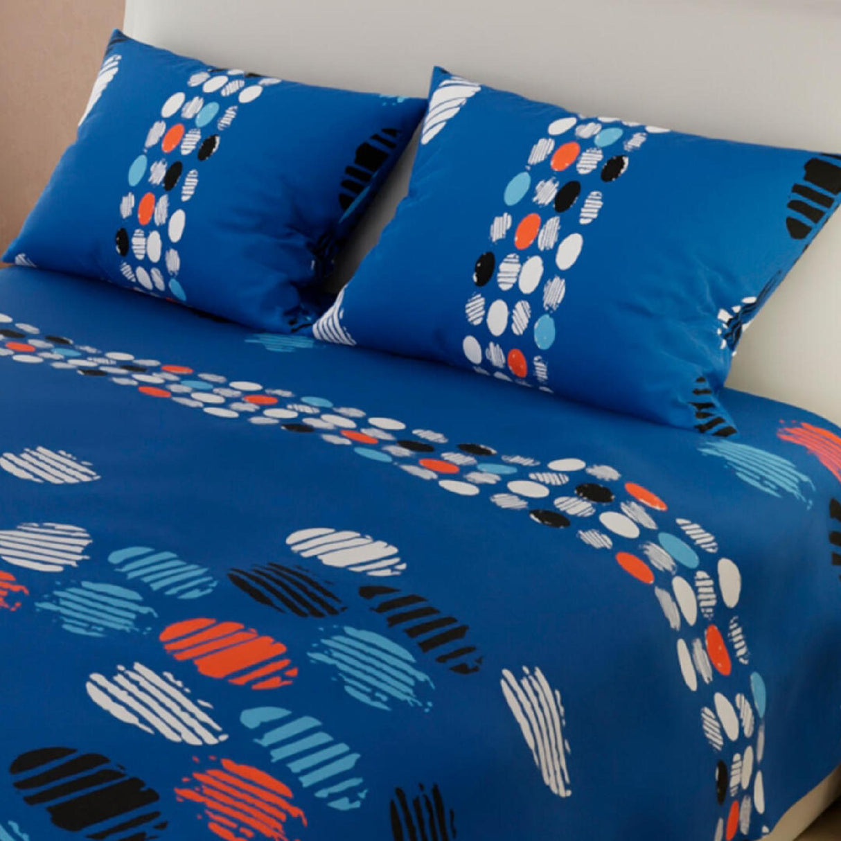 Juego de Sabanas Basic Moderno Azul Oscuro Queen 160x190cm. 4 piezas. - Sabanas | Bylmo
