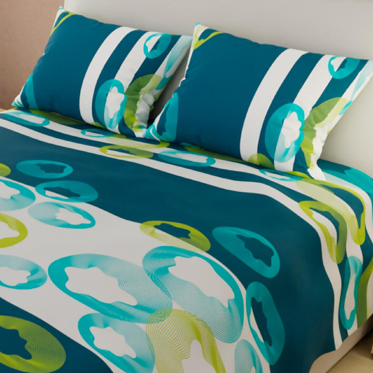 Juego de Sabanas Basic Estrellas de Mar Azul y Blanco - Sabanas | Bylmo