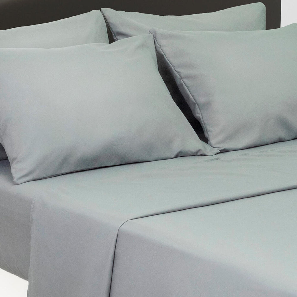 Juego de Sabanas Basic Gris Moderno Queen 160 x 190 cm - Sabanas | Bylmo