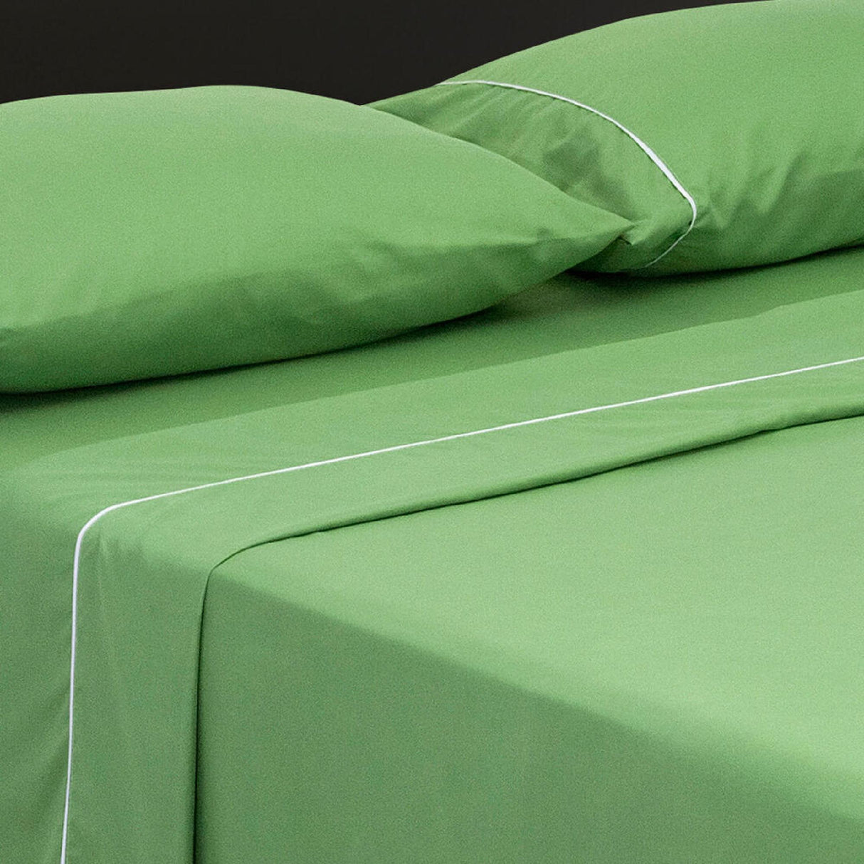 Juego de Sabanas Basic Verde Limón 10 tonos disponibles - Sabanas | Bylmo