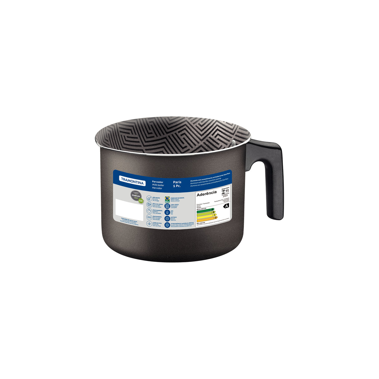 Hervidor París Plomo 13.2x11.4cm de Aluminio Antiadherente y de 2 Litros - Ollas y Sartenes | Bylmo