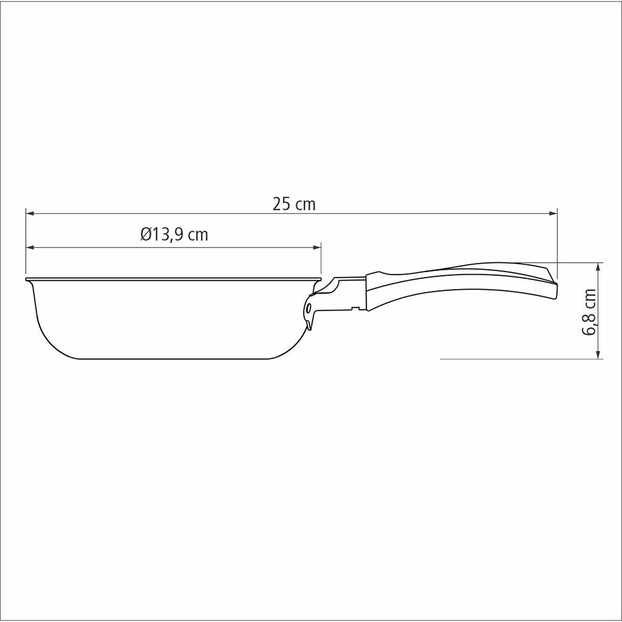 Sarten para huevo Power Up Plomo 13.9x6.8cm de Aluminio Antiadherente y de 0.4 Litros - Ollas y Sartenes | Bylmo