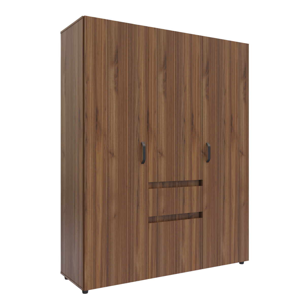 Closet Mary Gales y Wengue 160x200cm Con Dos Cajones - Closets | Bylmo