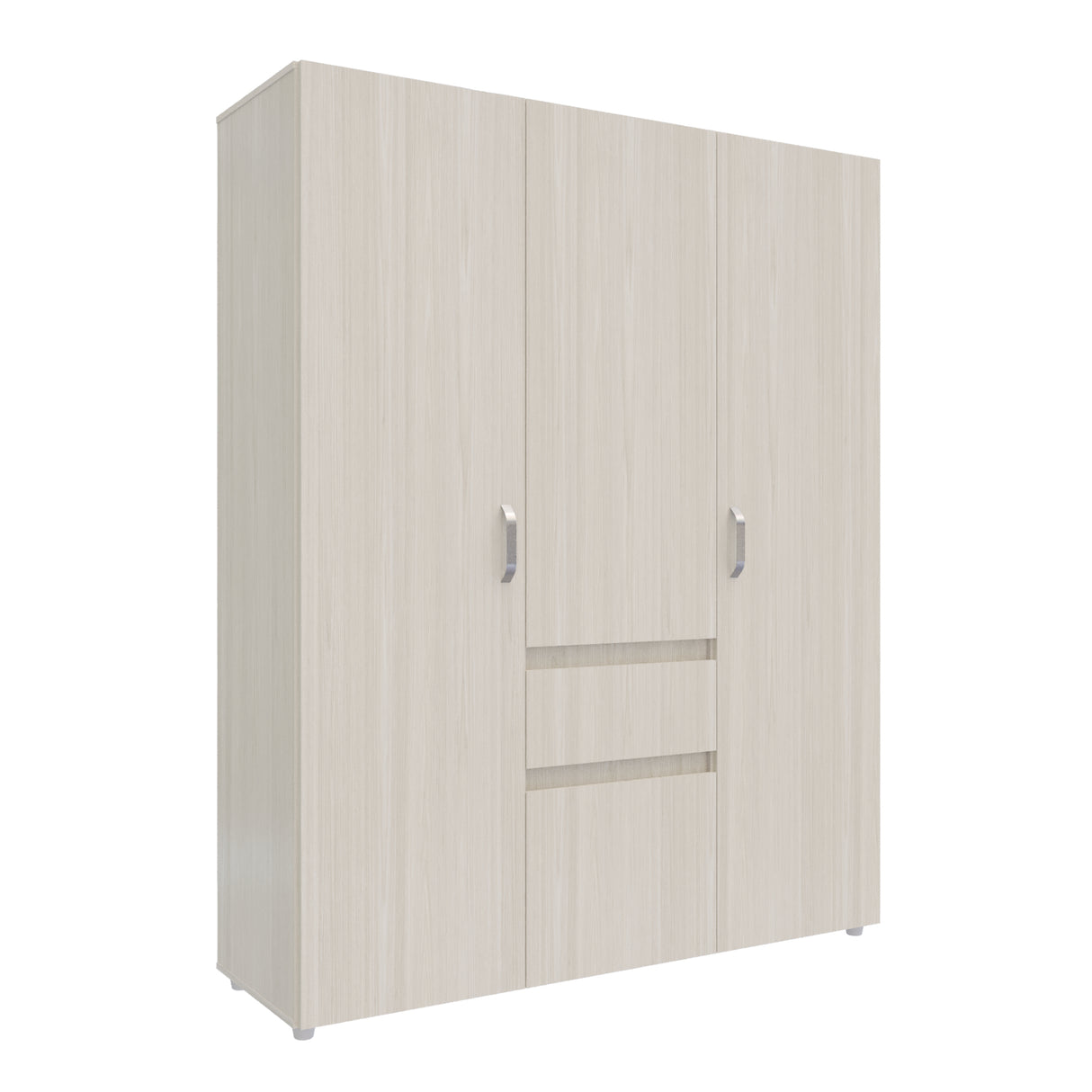 Closet Mary Niebla y Blanco 160x200cm Con Dos Cajones - Closets | Bylmo