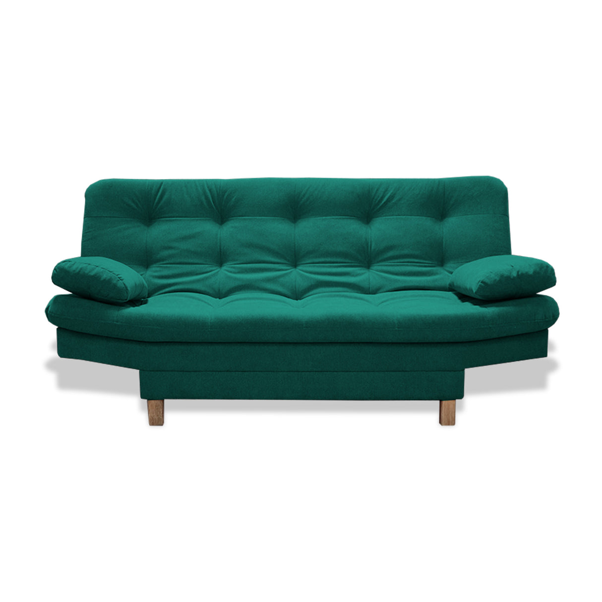 Sofá Cama Bakers Verde 185x95cm De Tres Puestos Reclinable con Patas - Sofas y Poltronas | Bylmo