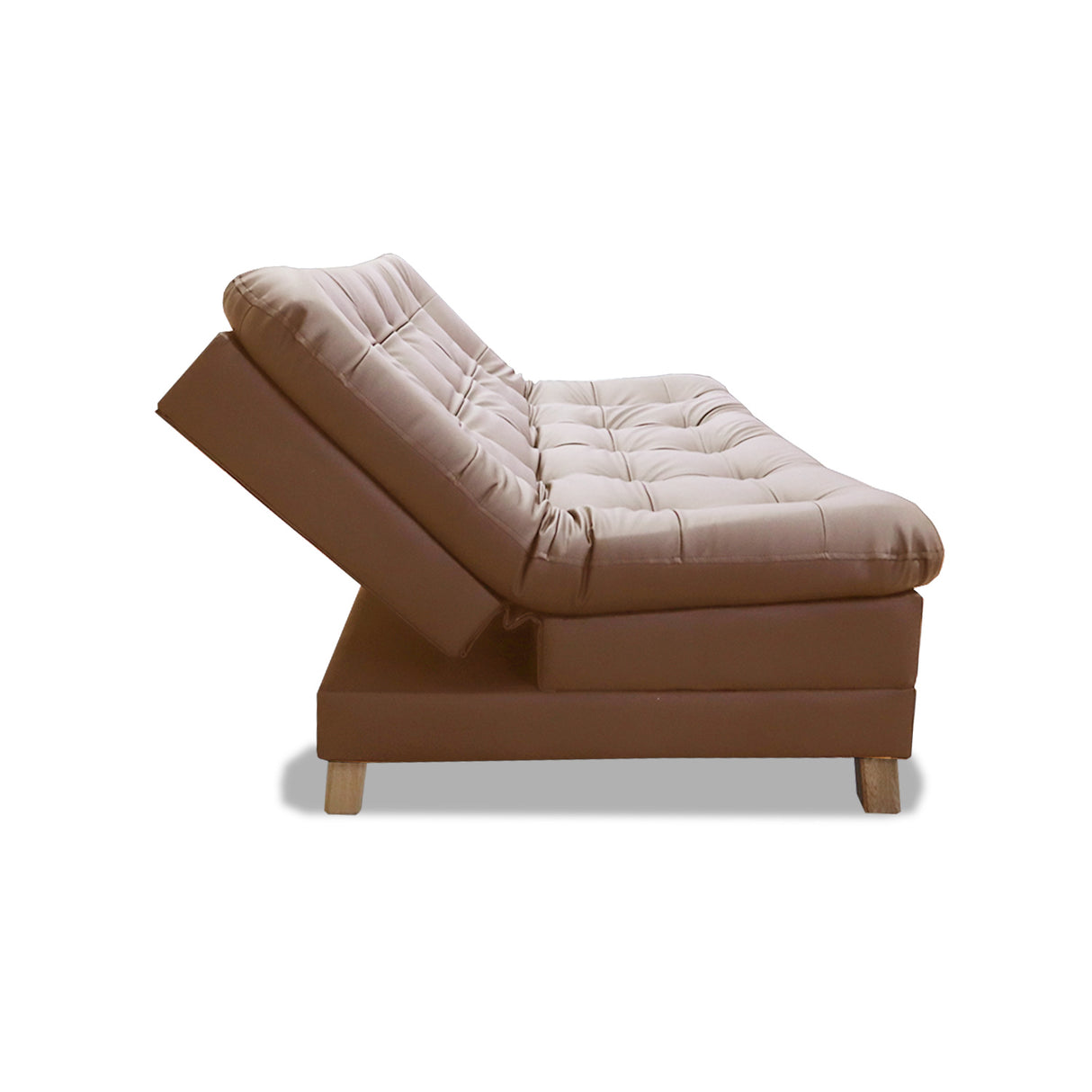 Sofá Cama Zeink Camel 185x95cm De Tres Puestos Reclinable con Patas - Sofas y Poltronas | Bylmo