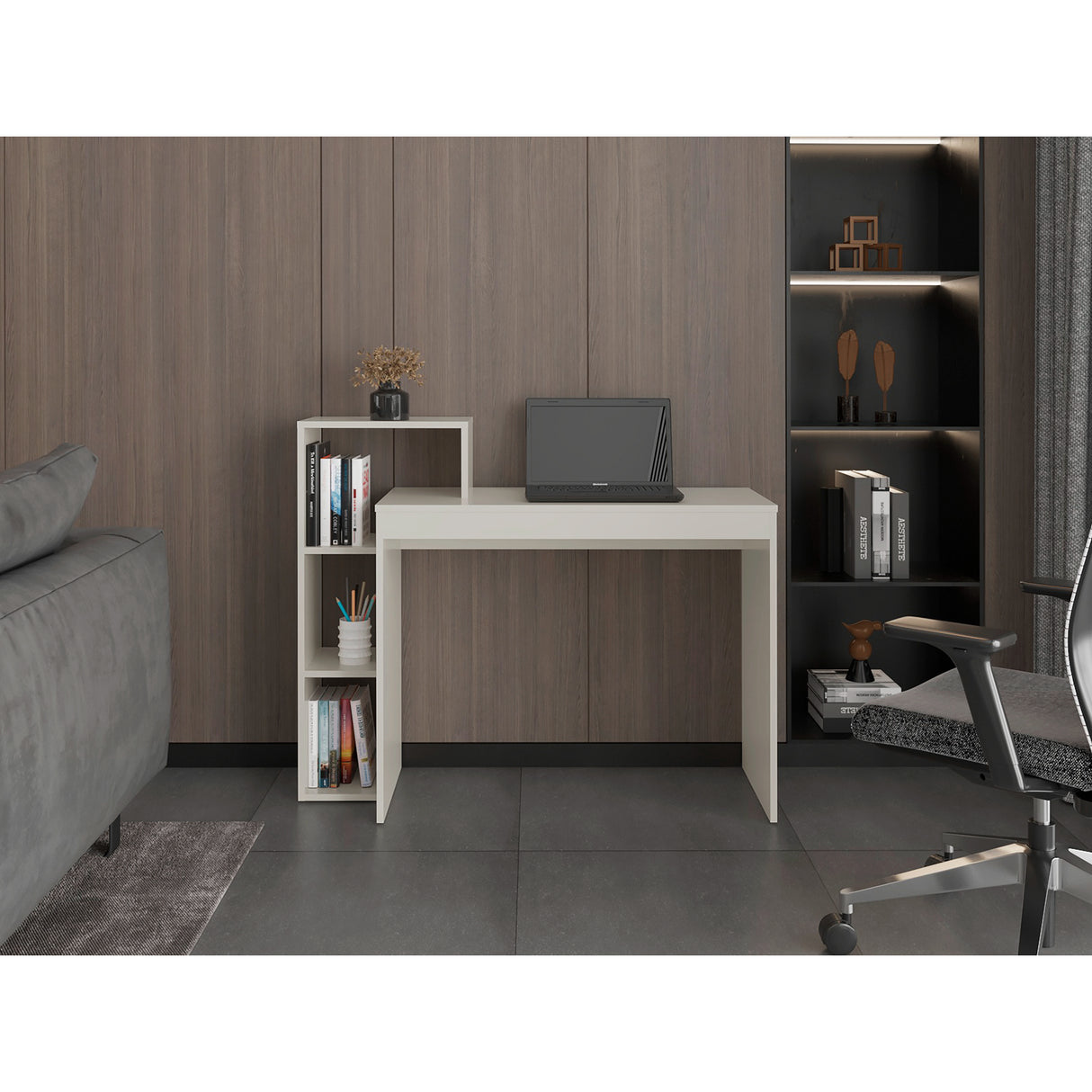 Escritorio Britt Capri 110x90cm Moderno - ESCRITORIOS | Bylmo