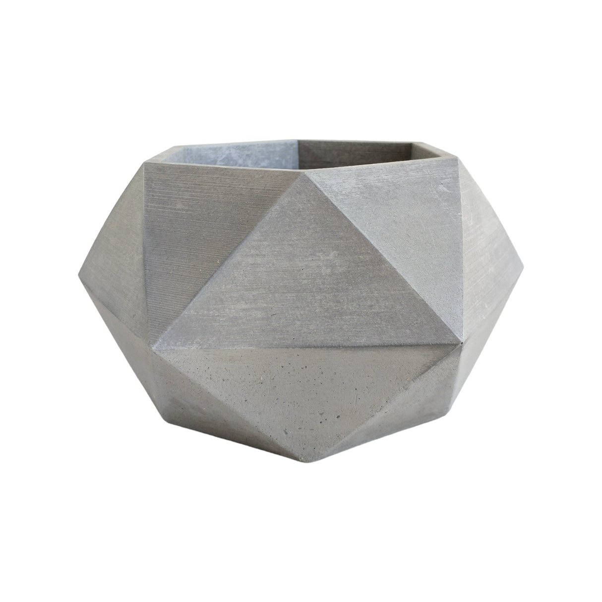 Matera de mesa Mediana Adara gris 18x10.5cm Hexagonal - MATERAS Y MACETAS | Bylmo