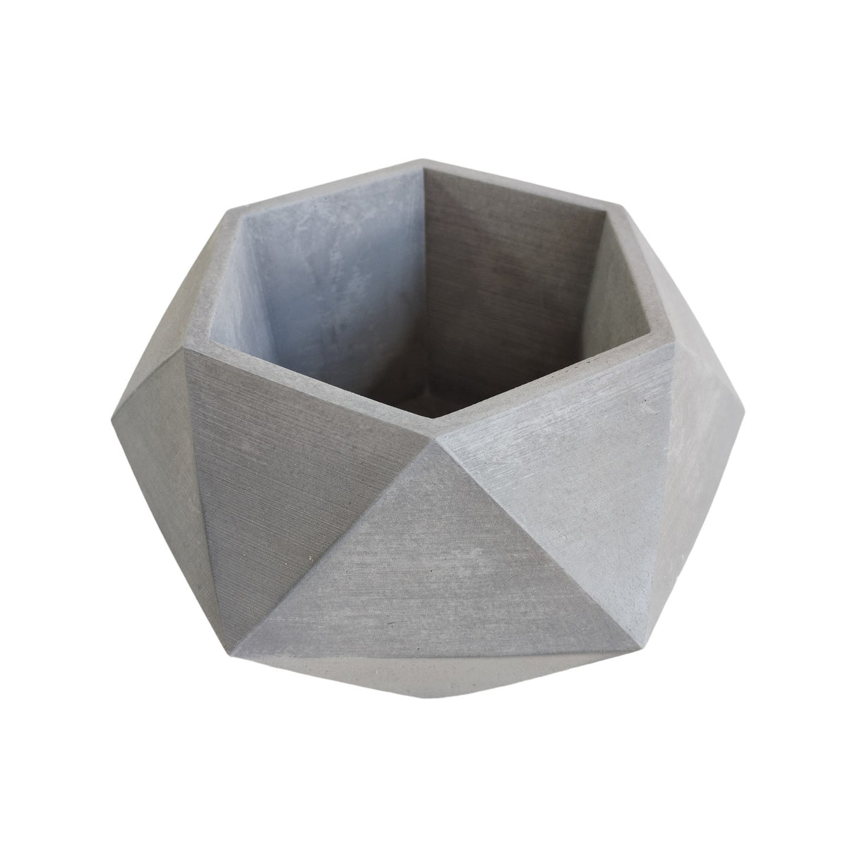 Matera de mesa Mediana Adara gris 18x10.5cm Hexagonal - MATERAS Y MACETAS | Bylmo