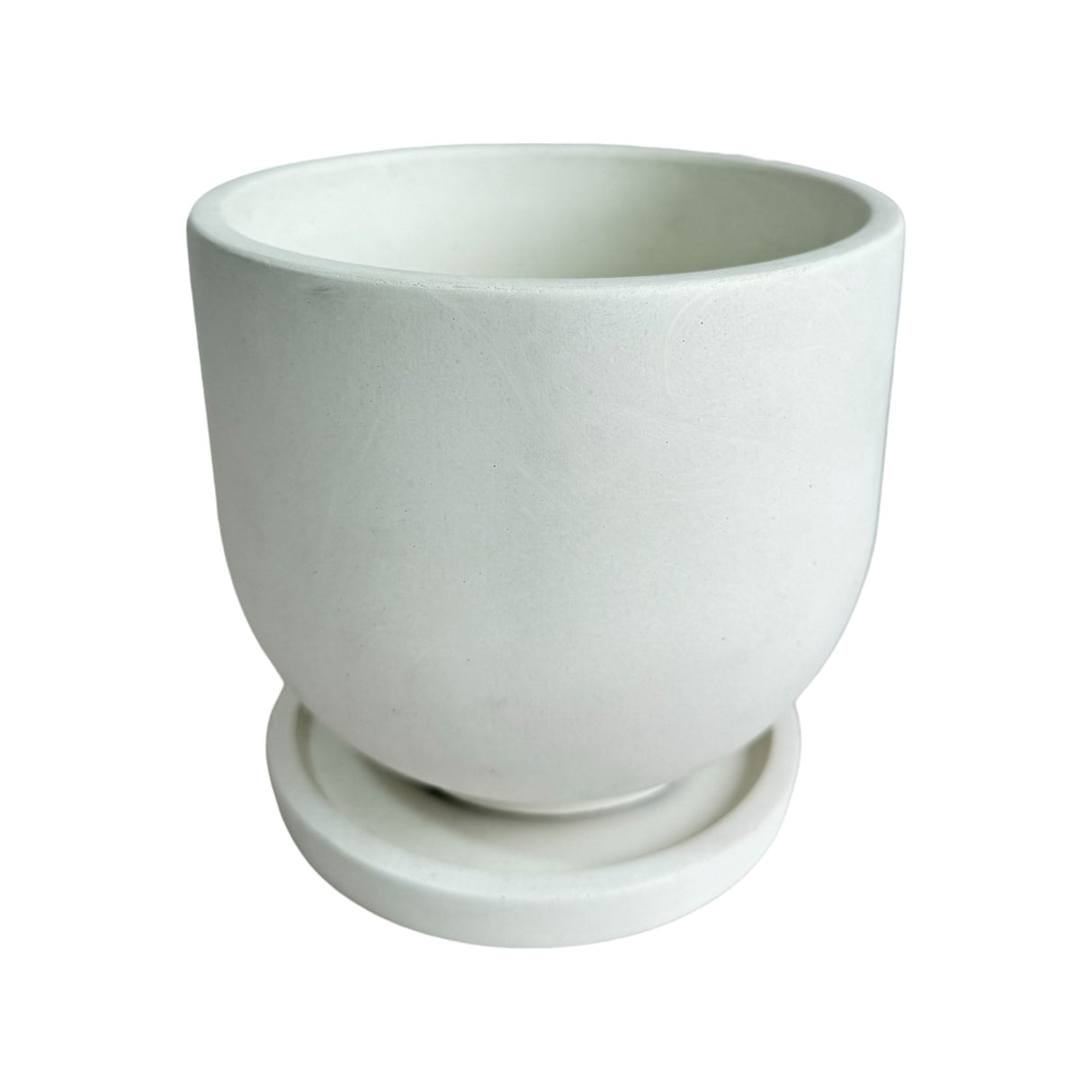 Matera de mesa Mediana María Blanco 14.5x13cm Cónica - MATERAS Y MACETAS | Bylmo