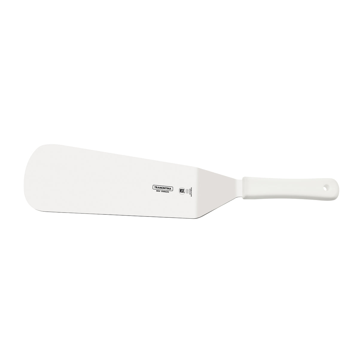 Espátula Profesional Profissional Master Blanco y Acero 7.6x11.2cm Para Cocinar - UTENSILIOS PARA COCINAR | Bylmo