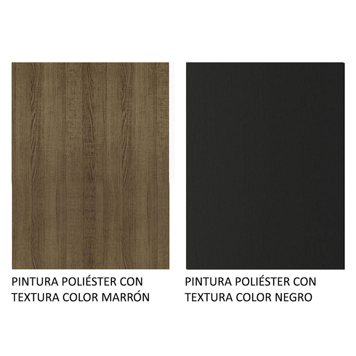 Closet Mônaco Marron y Negro 210x21.4cm con Cuatro Entrepaños Tres Puertas y Con Espejo - CLOSETS | Bylmo