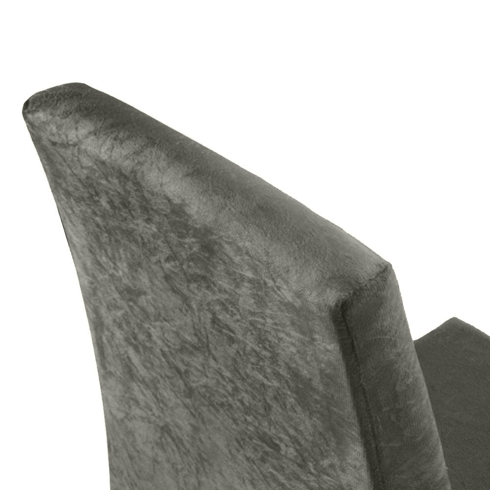 Kit x 2 Sillas Comedor Marron y Plata 45x94cm con Espaldar Liso - SILLAS Y BUTACOS | Bylmo