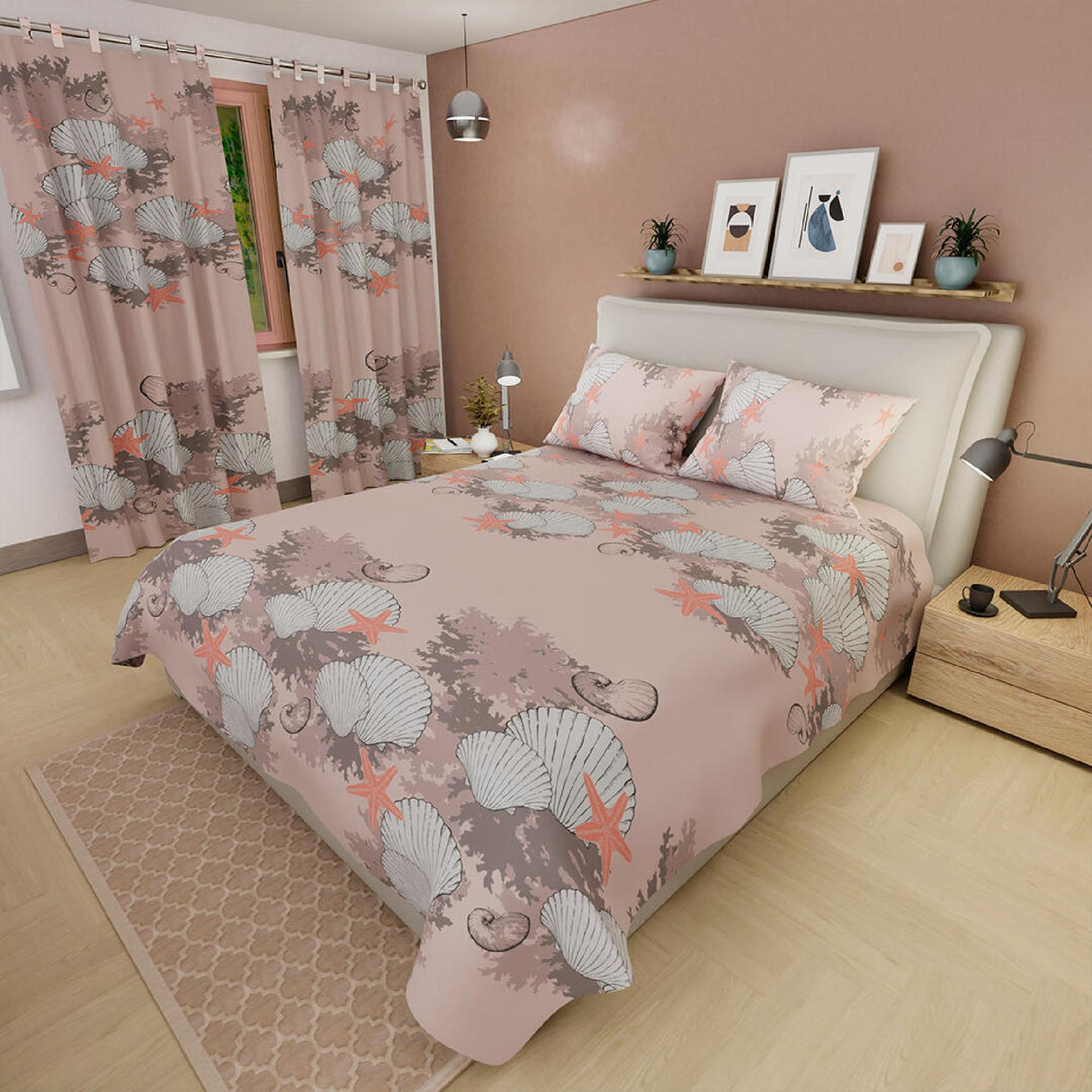 Juego de Sábanas Océano Palo de Rosa Para cama Sencilla 100 X 190 Cm - SABANAS | Bylmo