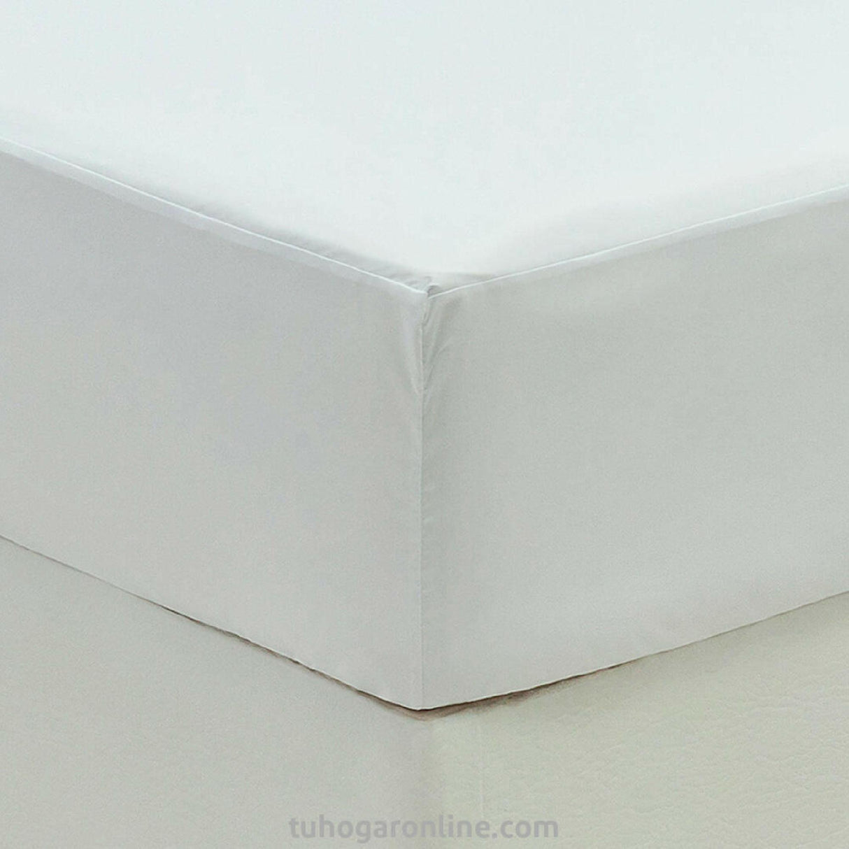 Protector de Colchón Blanco Para Cama Doble 140 X 190 Cm Antifluido - PROTECTORES DE COLCHON | Bylmo