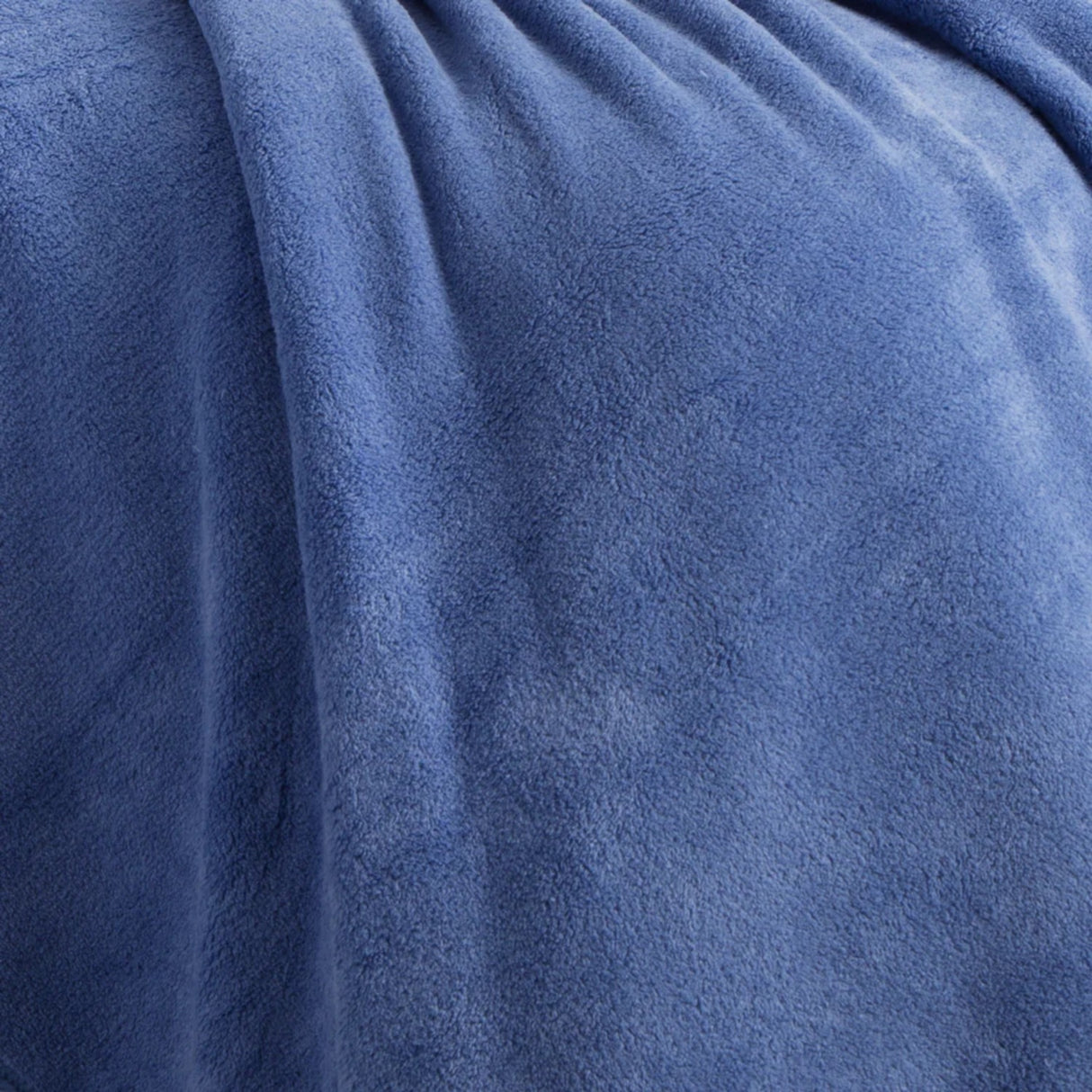 Cobija Térmica Flannel Fleece Azul 200x230cm Fondo Entero Ultrasuave - COBIJAS Y MANTAS | Bylmo