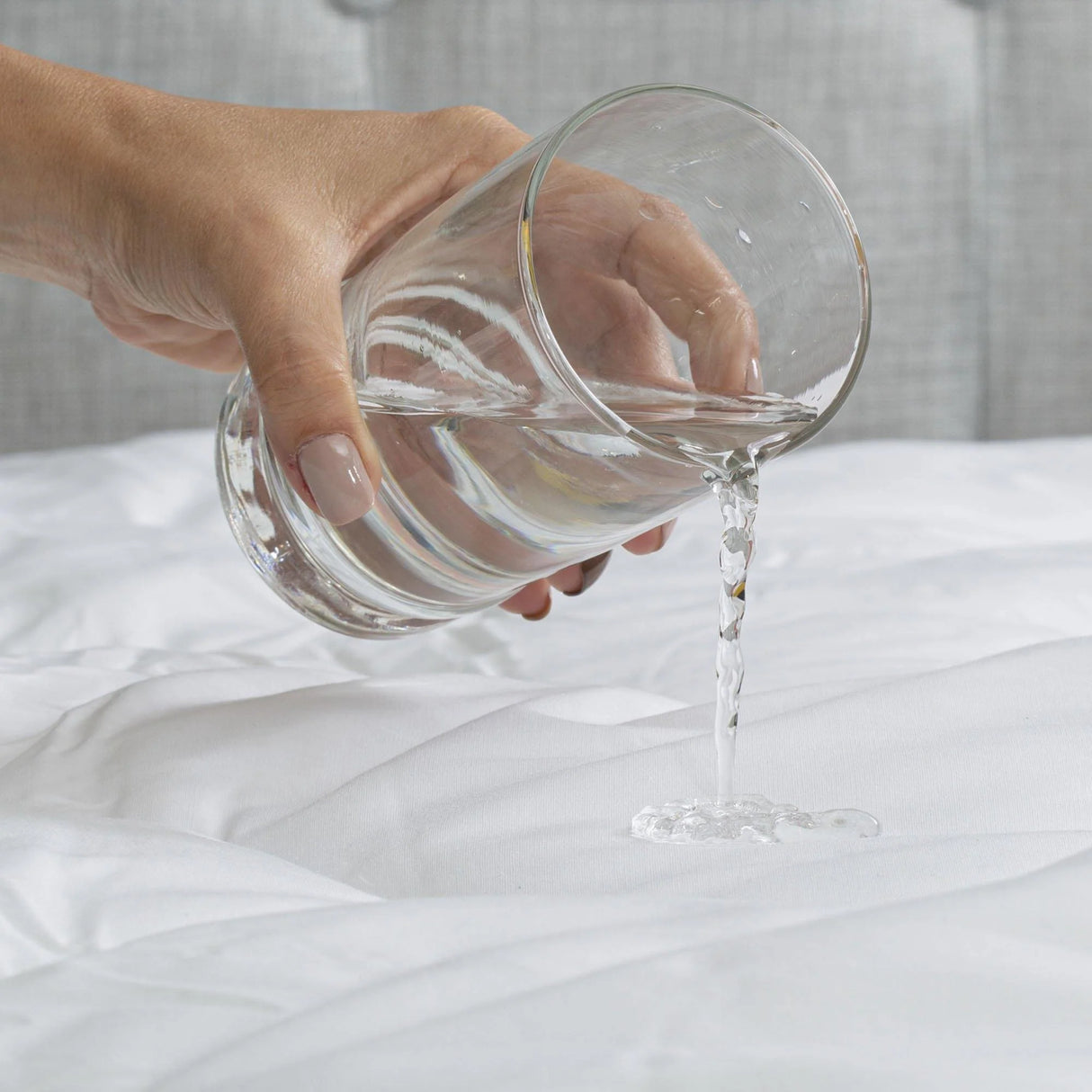 Protector de Colchón Impermeable 200H Blanco Para Cama Doble 140 X 190 Cm - PROTECTORES DE COLCHON | Bylmo