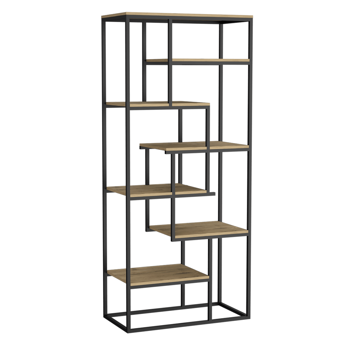 Estantería Architects Macadamia 80x182.9cm Con Seis Compartimientos - BIBLIOTECAS Y ESTANTERIAS | Bylmo