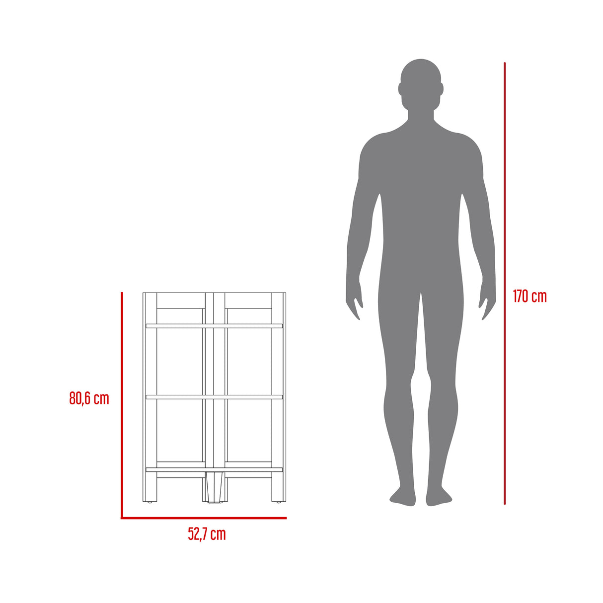 Mesa Auxiliar Riga Blanco 39x80cm Esquinero y Rectangular - MESAS AUXILIARES | Bylmo