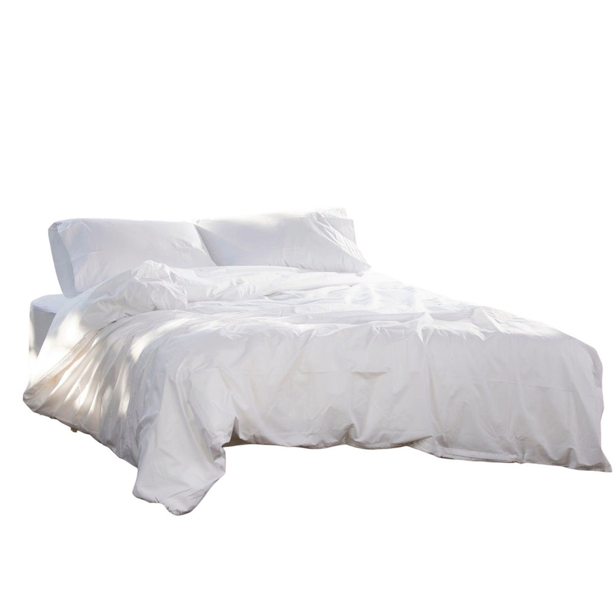 Duvet Blanco 240x240cm Para Cama Queen Con Fundas de Almohada - TENDIDOS Y CUBRELECHOS | Bylmo