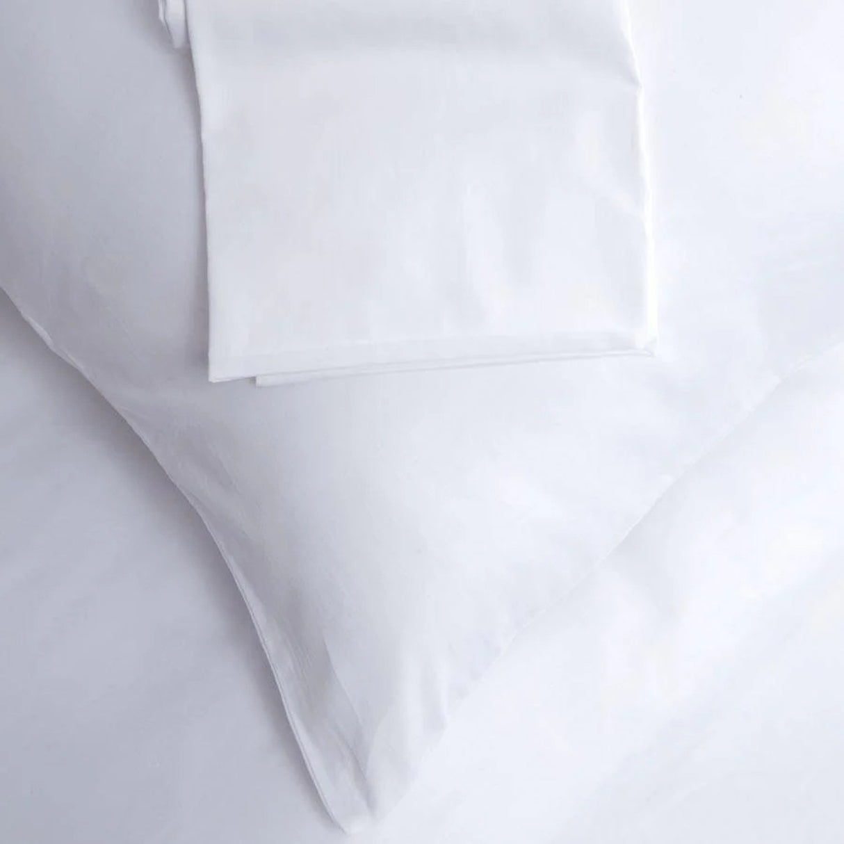 Set X 2 Fundas de Almohada Blanco 50x90cm Antifluido Fondo Entero - FUNDAS DE ALMOHADA | Bylmo